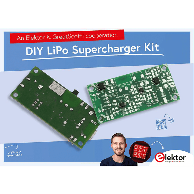 DIY LiPo Supercharger Kit V2 (by GreatScott!)