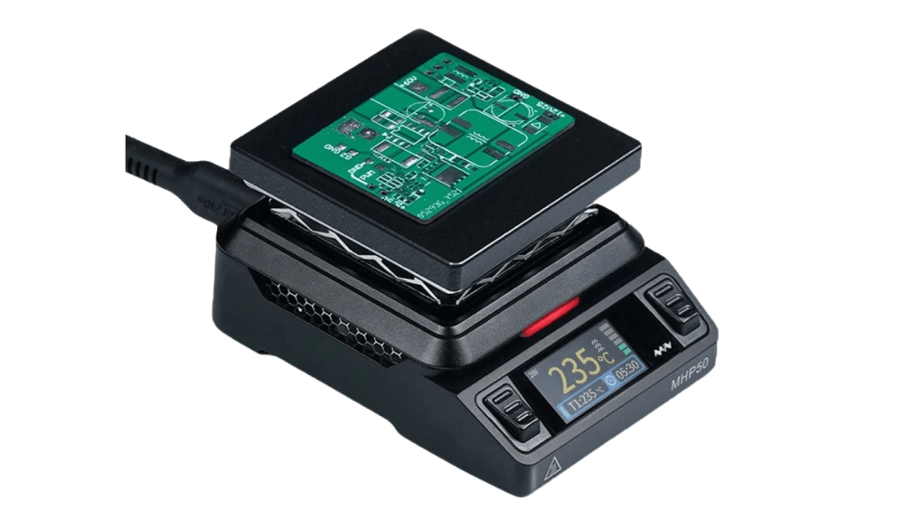 Unleashing the Power of the Miniware MHP50: A Compact Hot Plate for Preheating and Reflow Soldering - Elektor
