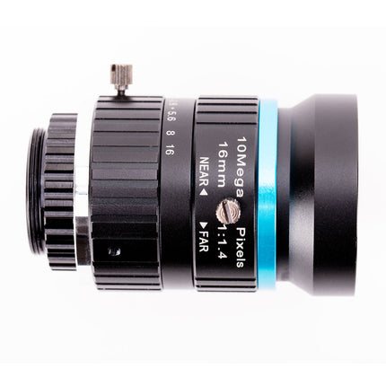 16 mm C-mount Lens (10 MP) for Raspberry Pi HQ Camera Module