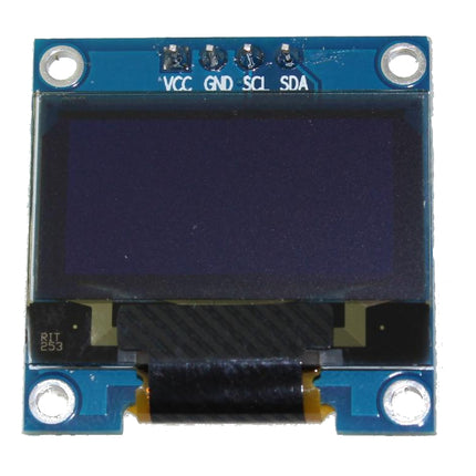 0.96` OLED Display (Blue, I²C, 4-Pin)