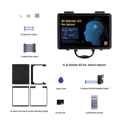 Elecrow AI Starter Kit for Jetson Orin Nano (Contents)