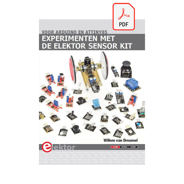 Experimenten met de Elektor Sensor Kit voor Arduino en ATtiny85 (E-book)