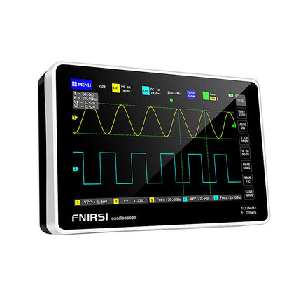 FNIRSI 1013D 2-kanaals Tablet-oscilloscoop (100 MHz)