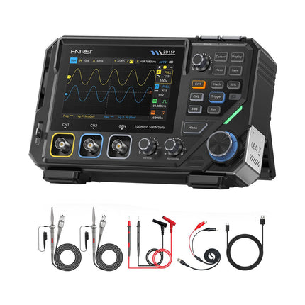 FNIRSI 2D15P (3-in-1) (3-in-1) 2-kanaals Oscilloscoop (100 MHz) + Multimeter + Signaalgenerator
