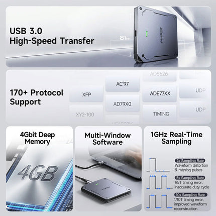 FNIRSI DLA-16/32 Plus Logic Analyzer (Specs)