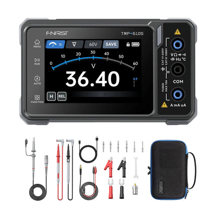 FNIRSI TMP-610S (3-in-1) Multimeter (60.000 Counts) + Oscilloscoop + Signaalgenerator