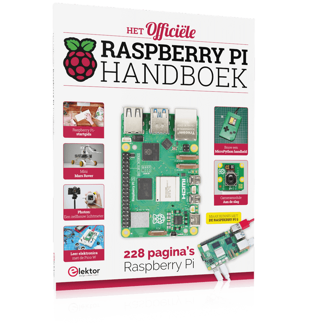 Het officiële Raspberry Pi Handboek (+GRATIS Raspberry Pi Pico RP2040)