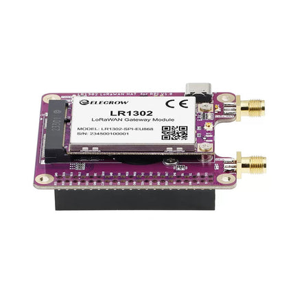 LR1302 LoRaWAN HAT voor de Raspberry Pi (EU868)