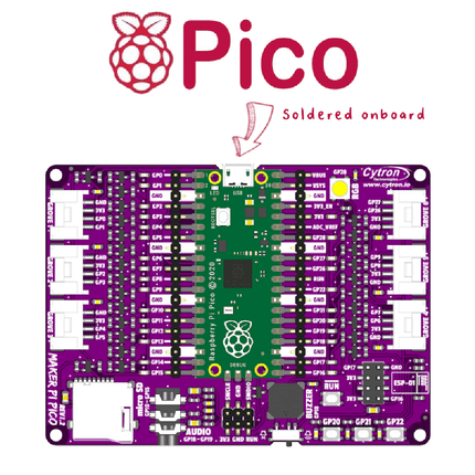 Cytron Maker Pi Pico (with pre - soldered Raspberry Pi Pico) - Elektor