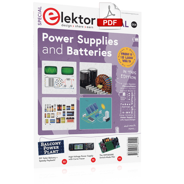 Elektor Special: Power Supplies and Batteries (PDF)