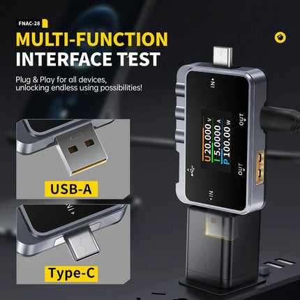 FNIRSI FNAC - 28 USB Tester - Elektor