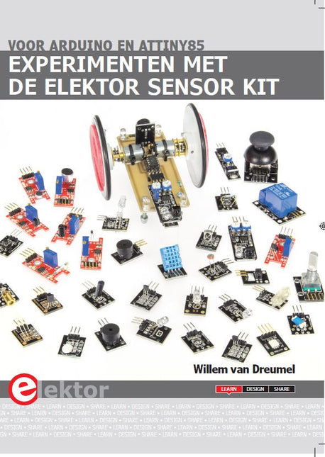 Experimenten met de Elektor Sensor Kit voor Arduino en ATtiny85 (E-book)