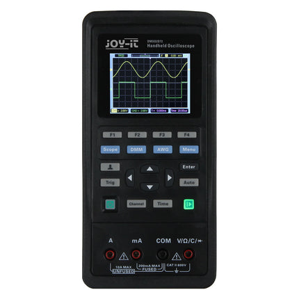 JOY-iT 3-in-1 Handheld Oscilloscoop, Signaalgenerator en Multimeter (DMSO2D72)