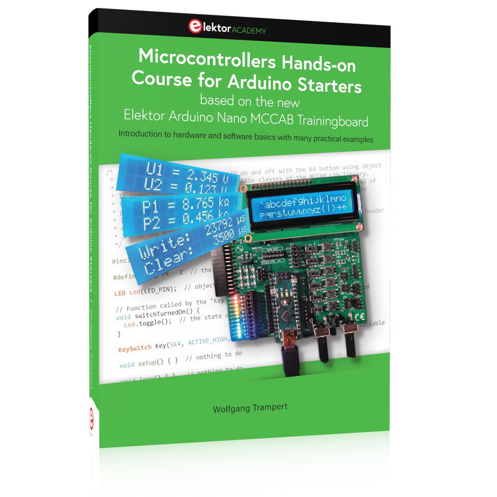 Microcontrollers Hands-on Course for Arduino Starters (Bundel) – Elektor