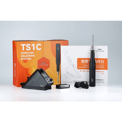 Miniware TS1C Cordless Soldering Station - Elektor