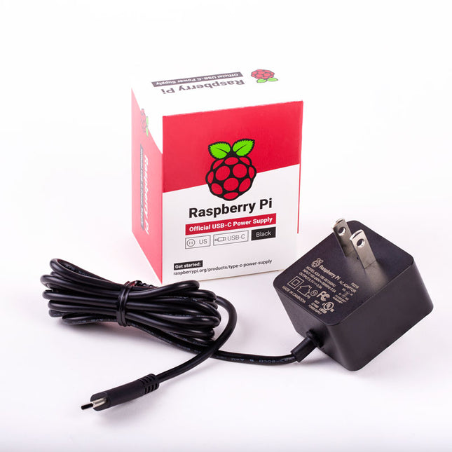 Official US Power Supply for Raspberry Pi 4 (black)