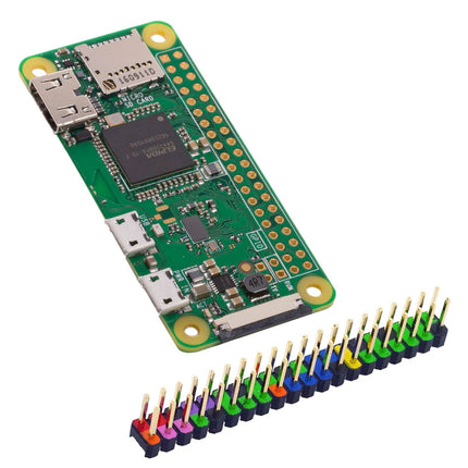Raspberry Pi Zero W (incl. Color-coded GPIO Header)