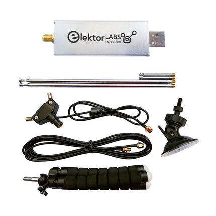 RTL-SDR (Software Defined Radio) met Dipool Antenne Kit
