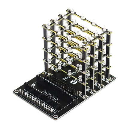 SB Components Raspberry Pi Pico LED Cube (4x4x4 groene LEDs)