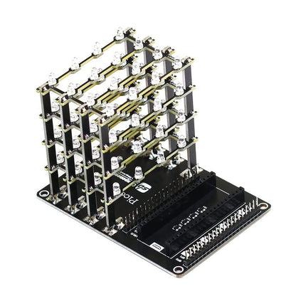SB Components Raspberry Pi Pico LED Cube (4x4x4 rode LEDs)