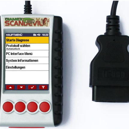 Diamex Scandevil OBD2 Handheld Scanner with full-color Display
