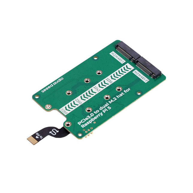 Seeed Studio PCIe 3.0 to Dual M.2 HAT for Raspberry Pi 5 - Elektor