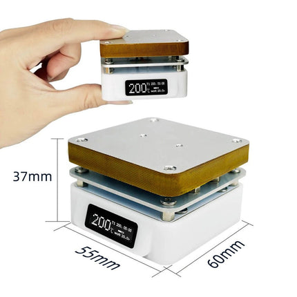 SEQURE T55 Smart Mini Soldering Hot Plate (55x55 mm) - Elektor