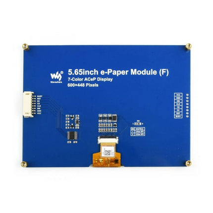 Waveshare 5.65" ACeP 7 - Color E - Paper E - Ink Display Module (600x448) - Elektor