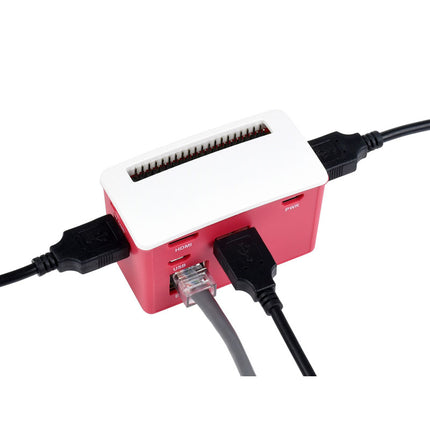 Waveshare PoE Ethernet/USB Hub Box for Raspberry Pi Zero (3x USB 2.0, 802.3af-Compliant)